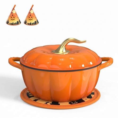 5qt pumpkin dutch oven - pumpkin,