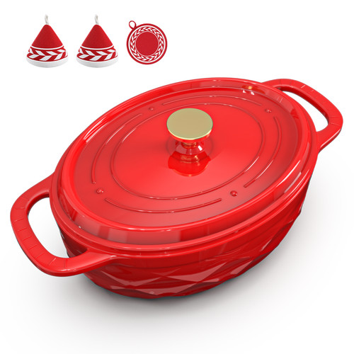 Oval enameled cast iron - 7.5,