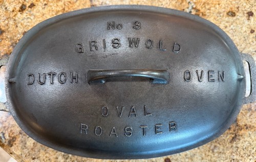 Vtg griswold dutch oven - griswold,
