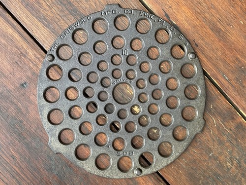 Griswold cast iron fully - iron, #10